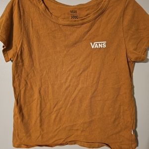 Good Condition Women's Vans orange crop top size M